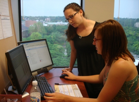 Gina and Megan &mdash; Gina&rsquo;s last day